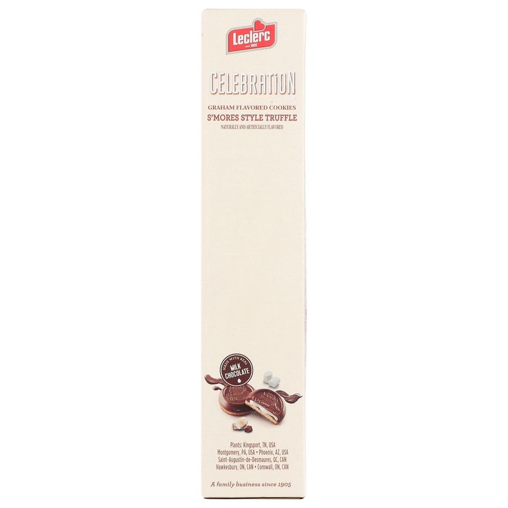 Celebration Cookies Truffle S'mores - 8.4 oz (Pack of 12) - Gourmet Chocolate Cookies for Parties, Gifts & Holiday Treats | Perfect for Christmas, Birthdays & Office Celebrations