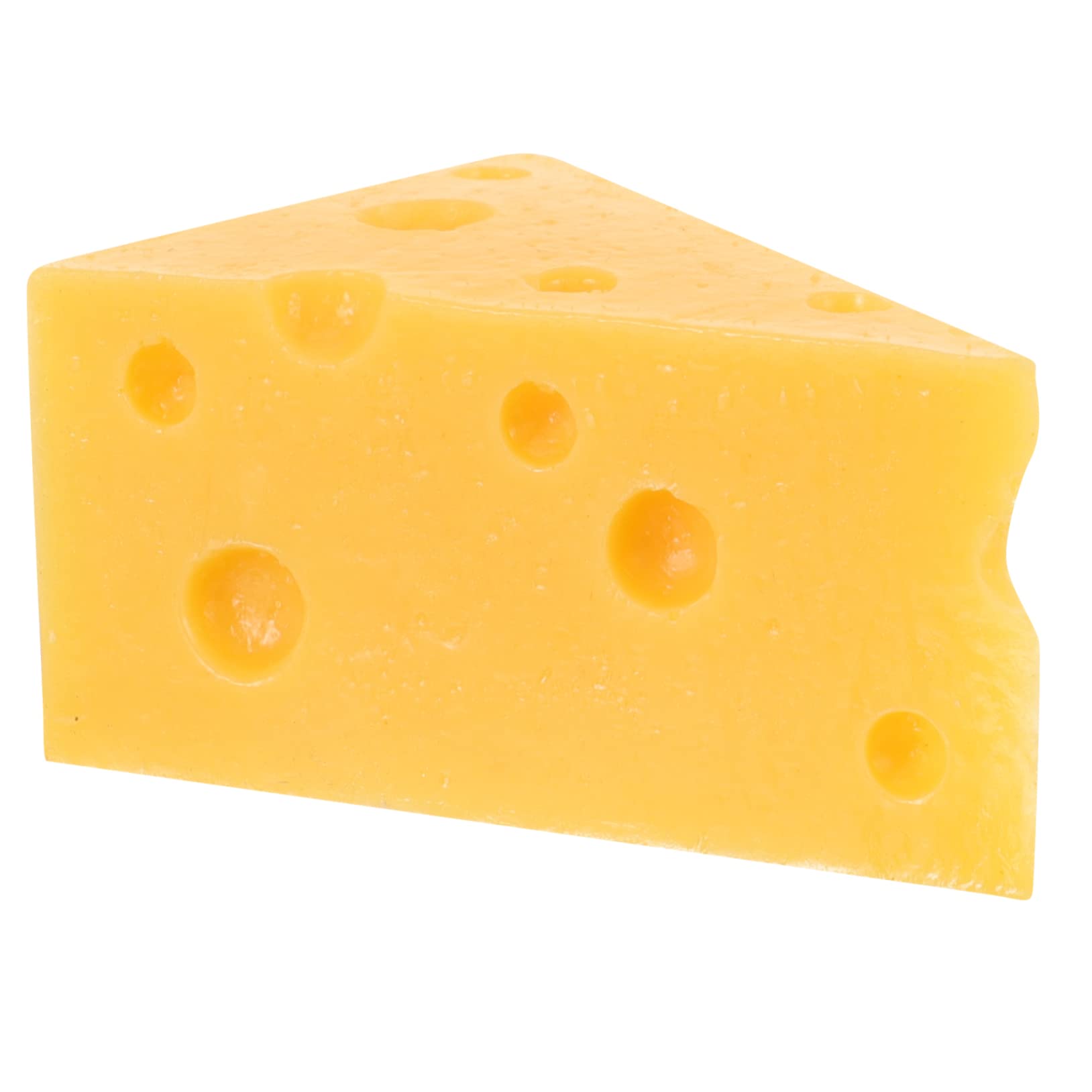 Mobestech 4pcs Realistic Simulation Cheese Model - Fake Cheese Toys for Kids, Pretend Play Food, Cake Display Prop, Artificial Dessert Decor, Perfect for Play Kitchen, Party Decor, and Educational Activities