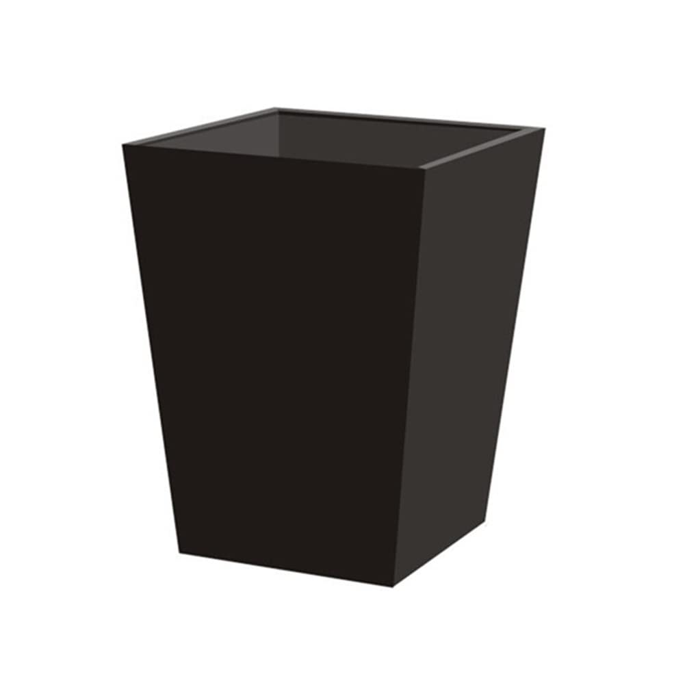 Etlegor Wrought Iron Flower Planter Box - 45x40x85cm Indoor/Outdoor Garden Pot with Drainage Hole (Black) - Perfect for Balcony, Patio, and Home Decor