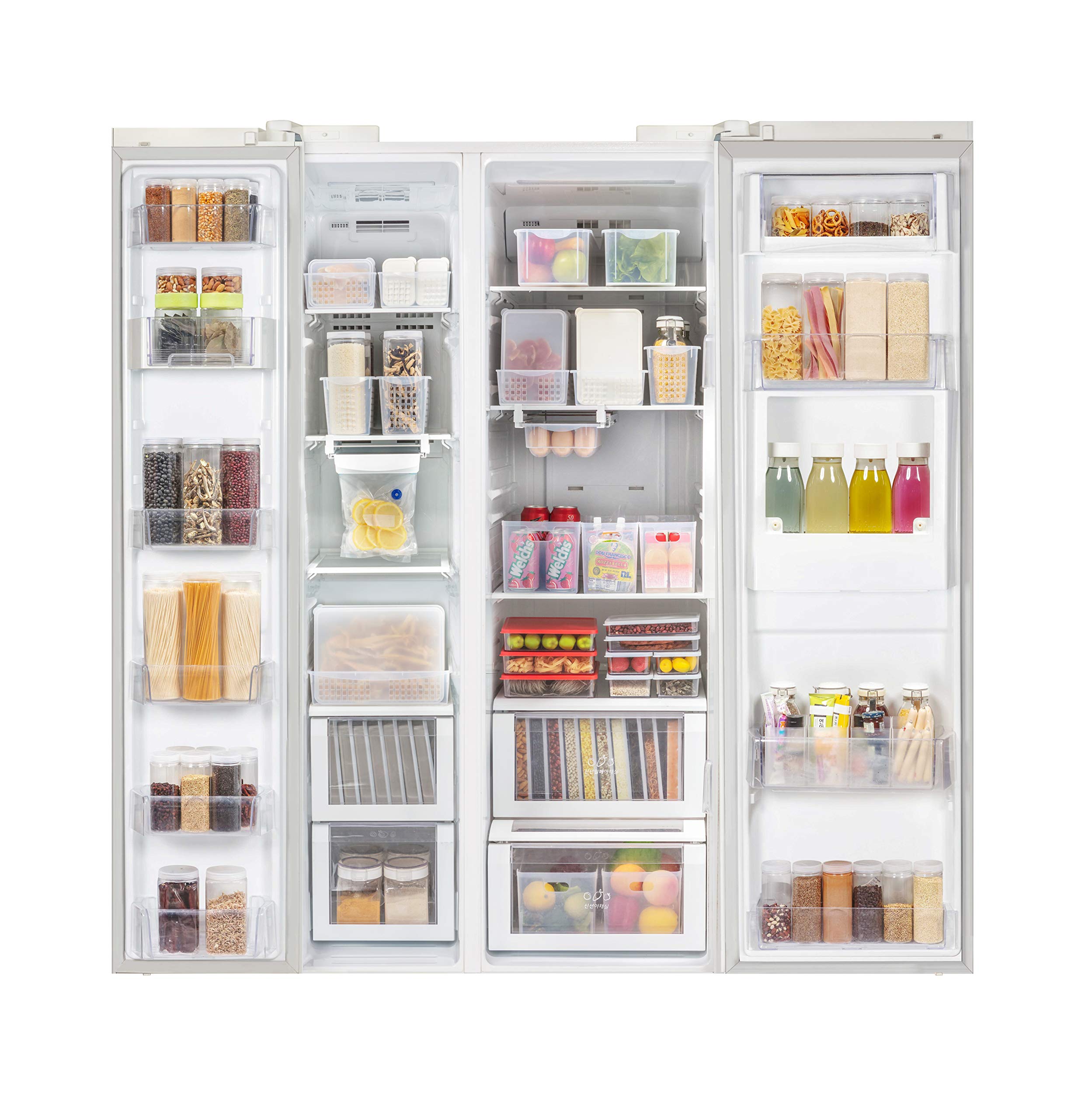Silicook 5-Pack 600ml Clear Plastic Food Storage Containers for Kitchen, Fridge & Freezer - Airtight BPA-Free Meal Prep Containers for Leftovers, Snacks & Meal Organization (5 x 600ml) - Perfect for Home, Office & Picnic Use