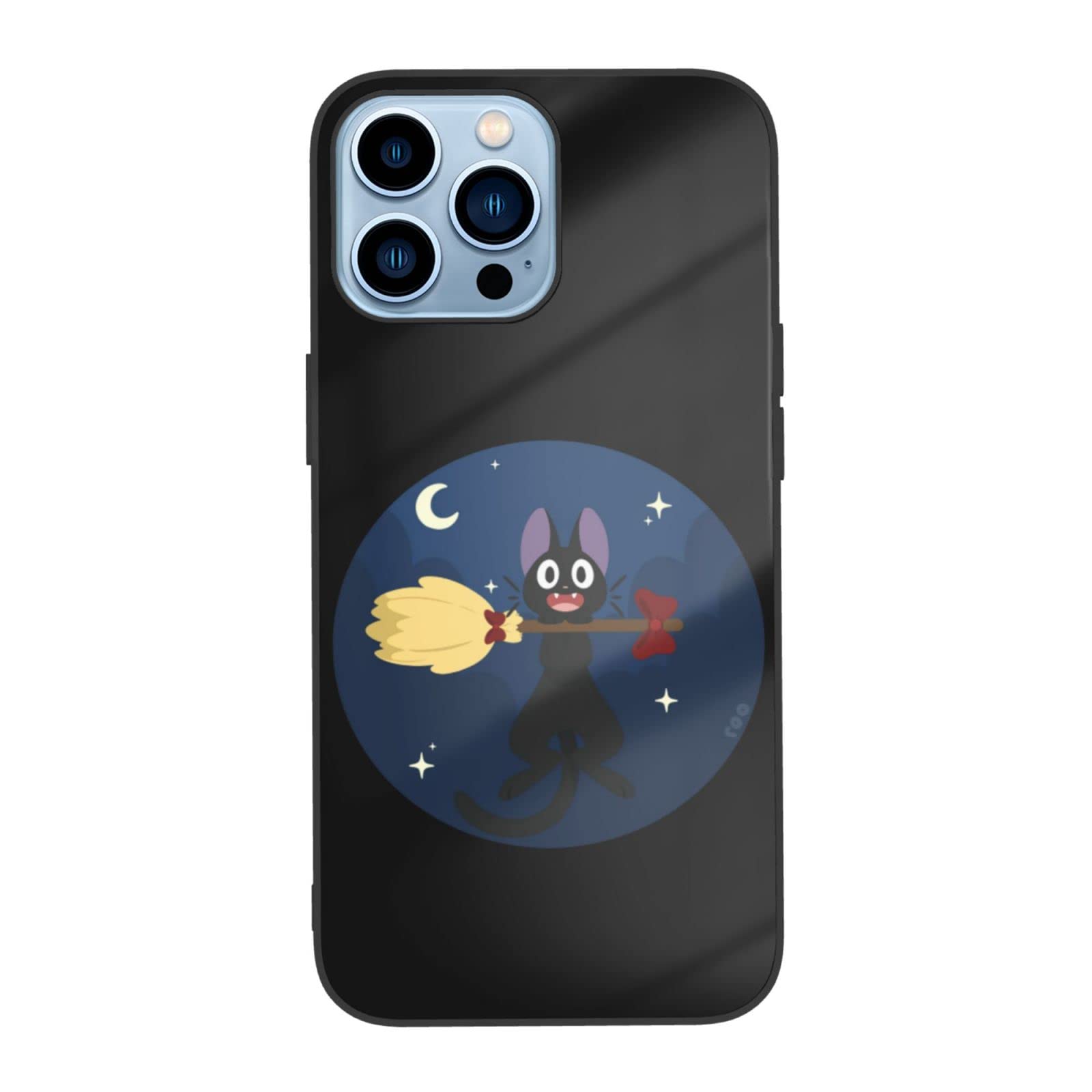 Kiki's Delivery Service Anime Phone Case for iPhone 13 Pro - Shockproof Protective Cover (6.1 Inch) | Cute Studio Ghibli Design | Perfect for Anime Fans & Movie Lovers