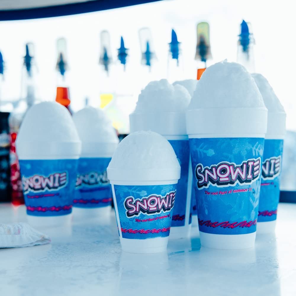 SNOWIE Cherry Flavor Shaved Ice Syrup - Ready to Use Snow Cone Syrup, 1 Gallon - Perfect for Summer Parties, Carnivals & Frozen Treats at Home