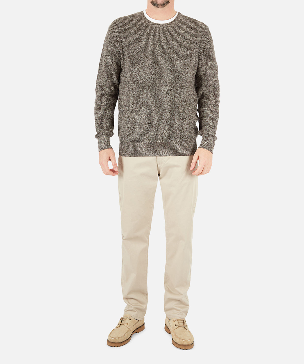 Kingston Knit Brown Sweater - Soft & Cozy Cable Knit Pullover for Men & Women | Perfect for Fall, Winter & Casual Outfits