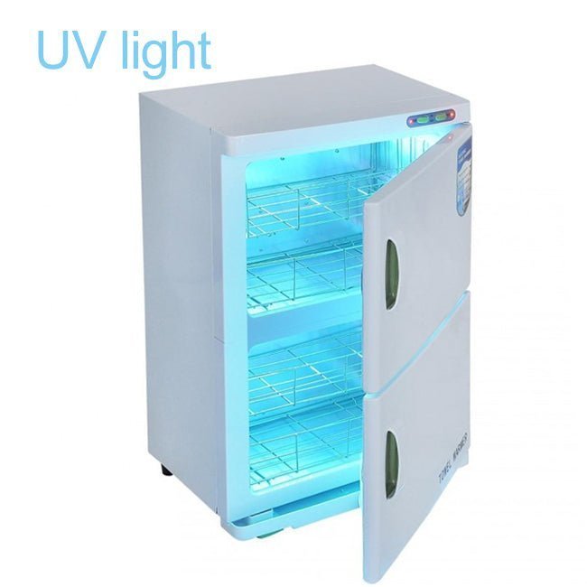 46L Large Capacity Hot Towel Warmer Cabinet with UV Sterilizer - Fast Heating, Energy Efficient - Perfect for Spas, Salons, and Home Luxury Bathrooms