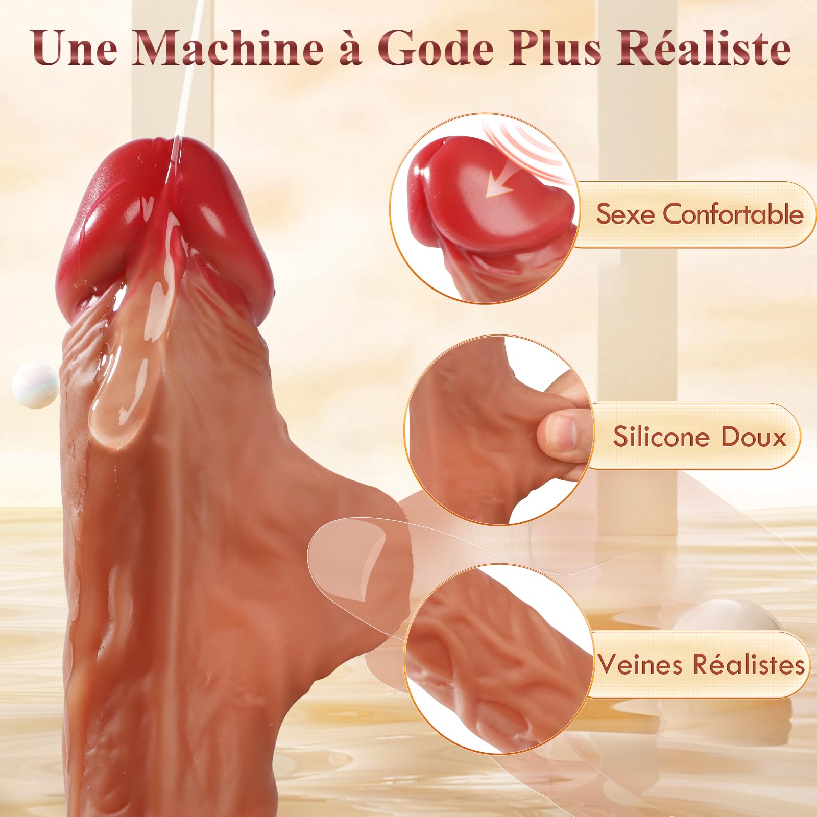 Remote Control Vibrating Dildo for Women - 5 Thrusting & 7 Vibration Modes, Suction Cup Base, Wireless G-Spot Stimulator - Perfect for Couples Play, Solo Pleasure & BDSM Exploration