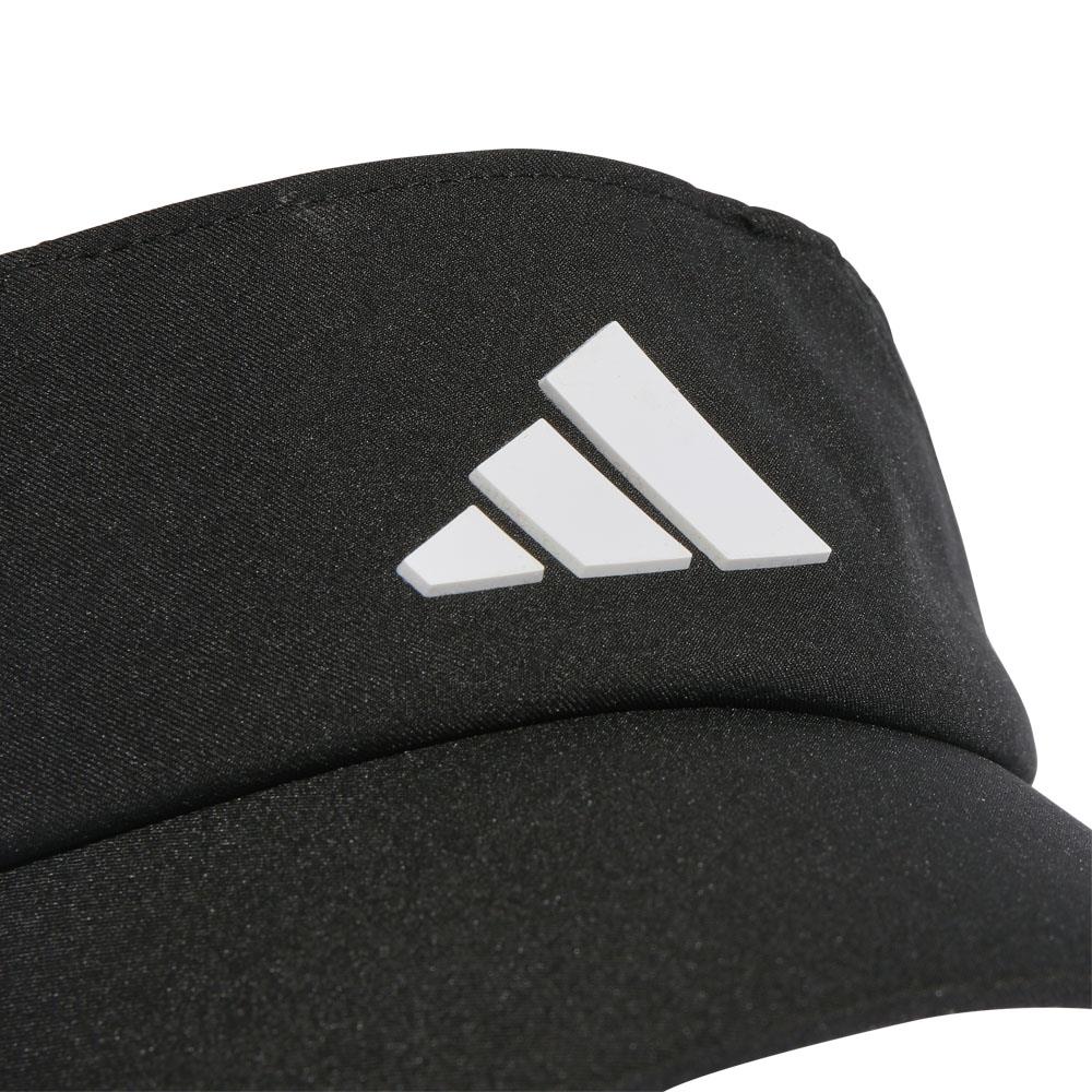 Adidas AeroReady Performance Running Visor - Black | Moisture-Wicking & UV Protection for Outdoor Sports, Jogging, and Hiking
