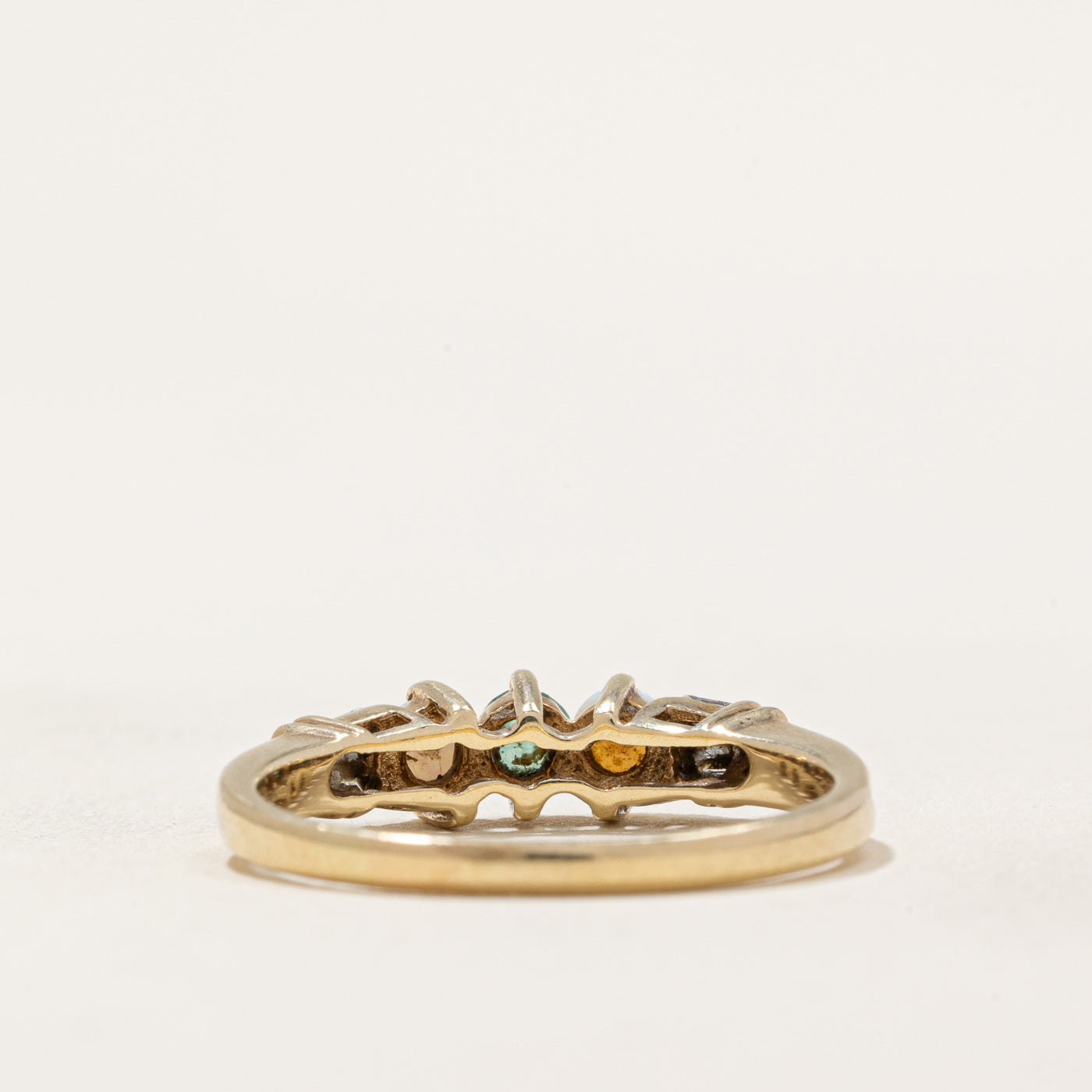0.50ctw Multi Gemstone Ring for Women Size 8.5 | Birthstone, Anniversary & Gift Jewelry | Perfect for Valentine's Day, Mother's Day & Special Occasions