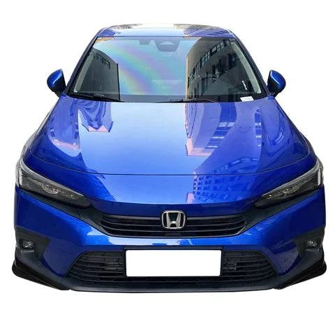 HPD Style 2PCS Front Bumper Splitters for 2022-2023 Honda Civic Sedan & Hatchback 11th Gen - Aggressive Front Lip Kit for Enhanced Styling & Aerodynamics | Perfect for Car Enthusiasts & Street Racing
