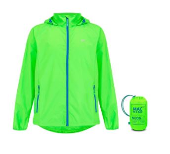 Mac In A Sac Unisex Packable Waterproof Jacket - Lightweight Raincoat for Hiking, Travel & Outdoor Activities | Windproof & Breathable Rain Jacket for Men & Women