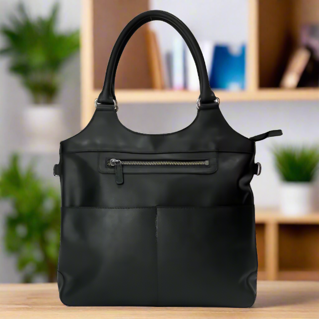 Durable Two Handle Tote Bag for Women & Men - Heavy Duty Reusable Shopping Bag for Groceries, Beach, Travel & Work