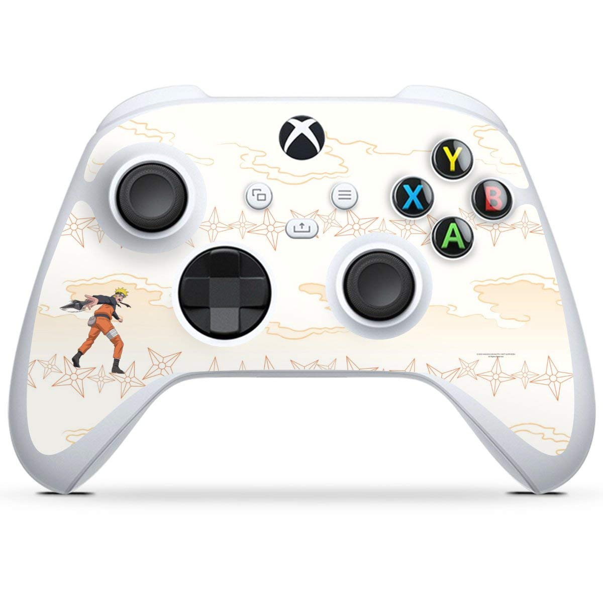DeinDesign Xbox Series S Controller Skin - Officially Licensed Naruto Shippuden Manga Sticker & Protector | Perfect for Gaming Enthusiasts & Anime Fans