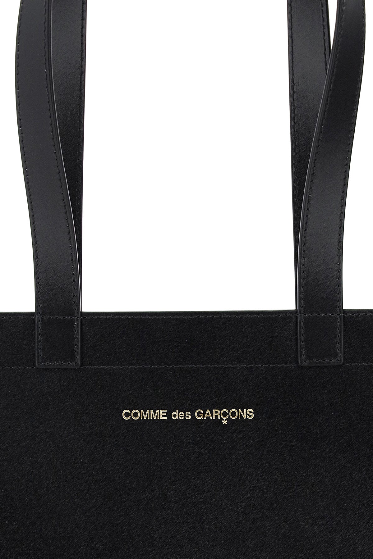 Comme des Garcons Genuine Leather Wallet Tote Bag with Logo - Stylish and Durable for Everyday Use, Travel & Shopping