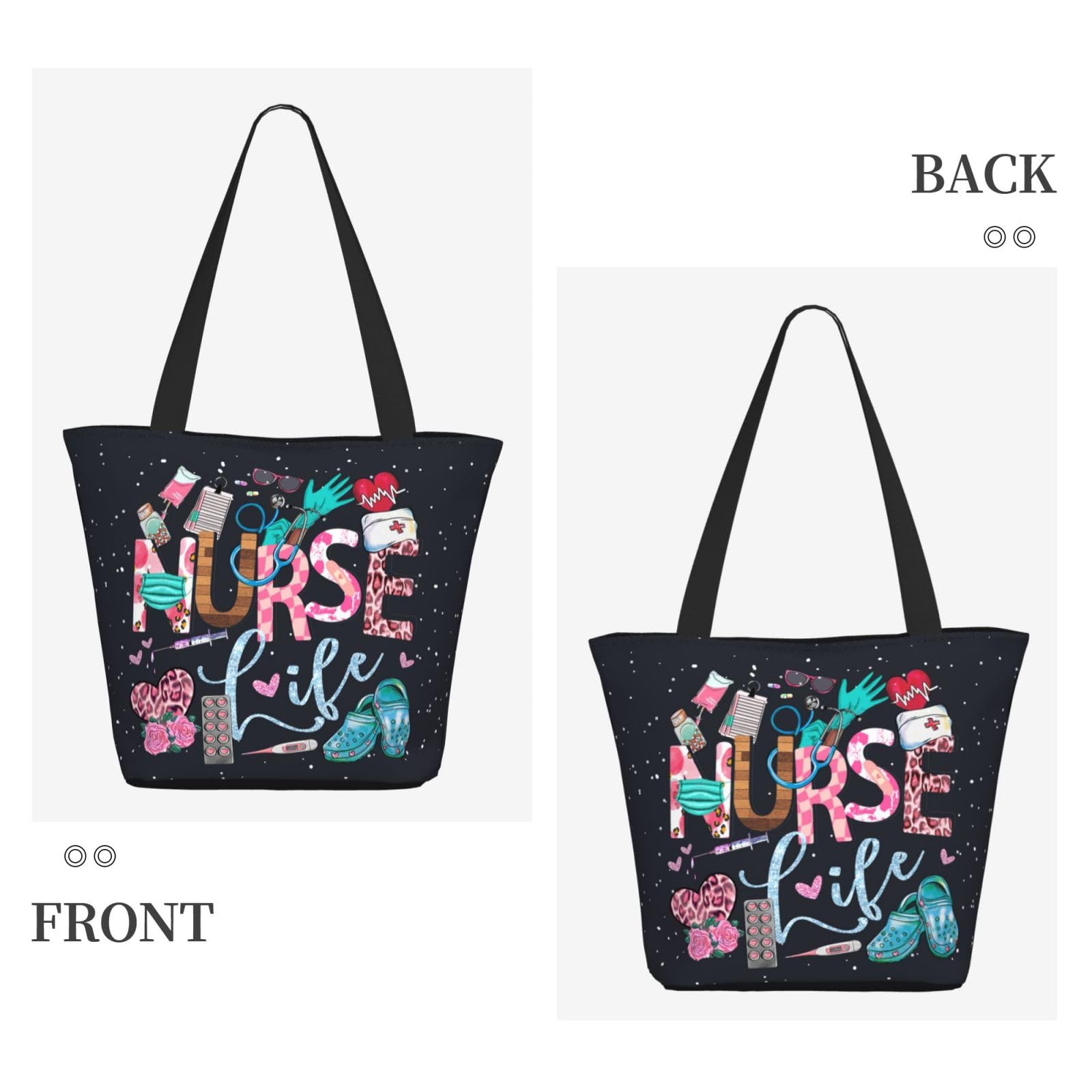 Religious Bible Tote Bag for Women - Church Gift for Mother's Day & Shopping