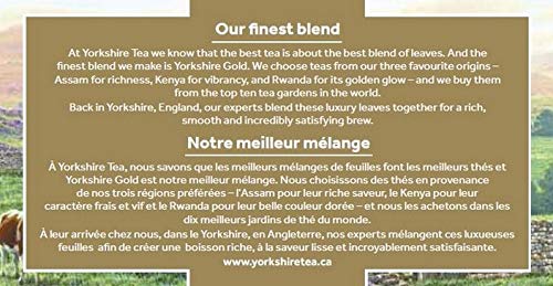 Premium Taylors of Harrogate Yorkshire Gold Black Tea Bags - 200 Count (40+160) - Rich & Robust English Breakfast Tea for Home, Office & Gifting