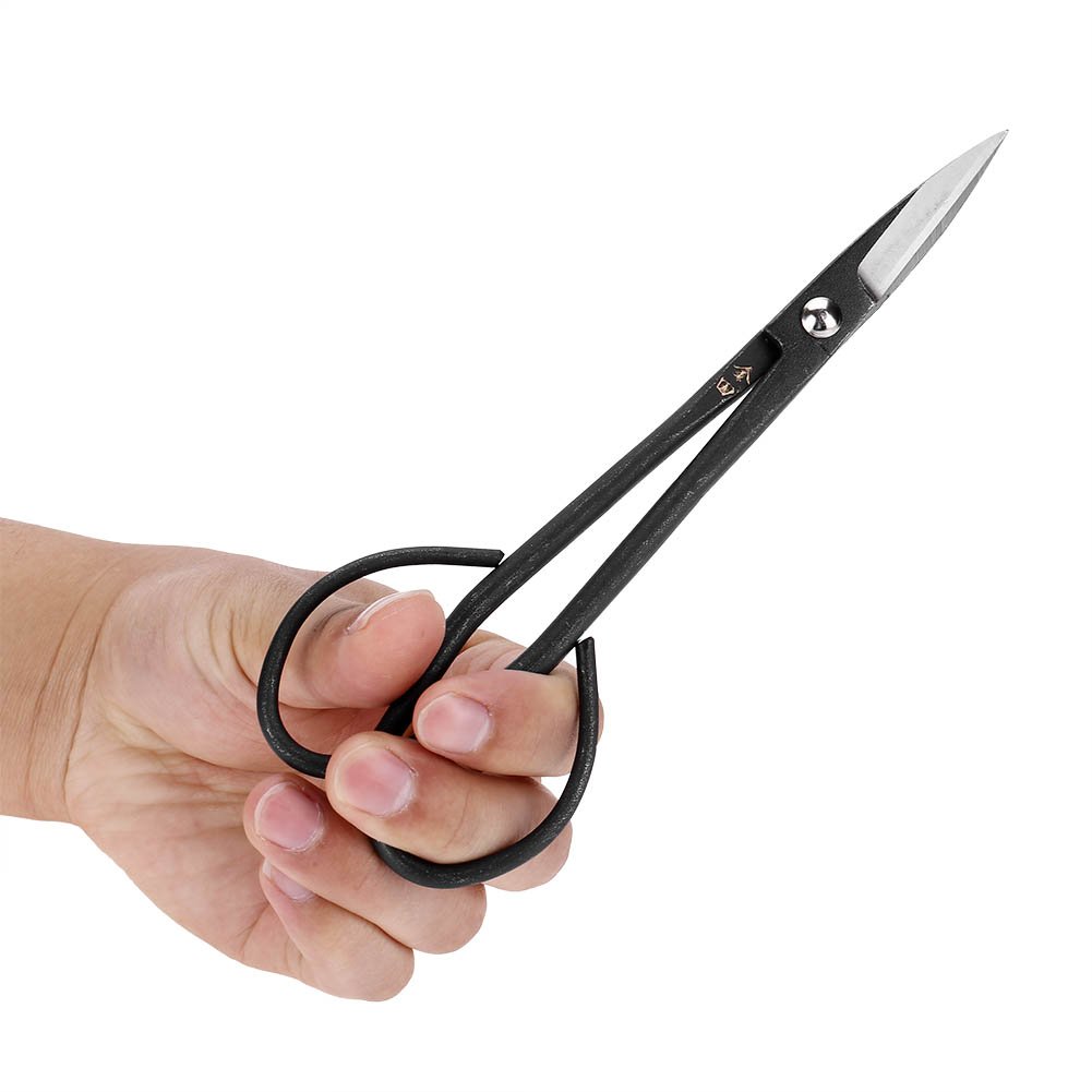 190mm Stainless Steel Bonsai Scissors - Professional Gardening & Flower Arranging Tool for Indoor/Outdoor Use