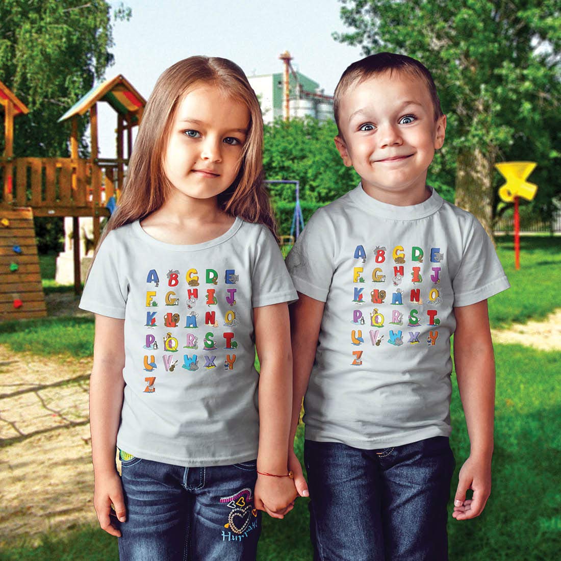 Lepni.me Kids Alphabet ABC Song T-Shirt - Fun & Educational Back to School or Graduation Gift for Toddlers & Preschoolers | Perfect for Classroom Activities, Birthday Parties & Family Photos