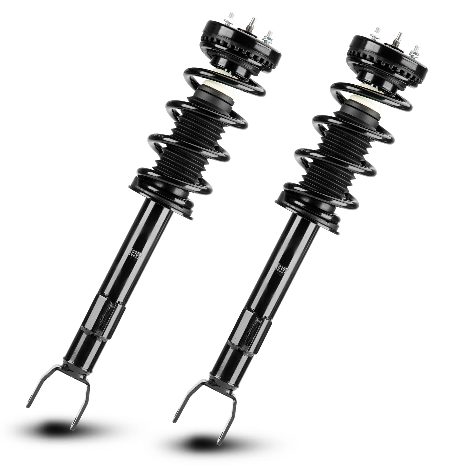 Dodge Challenger 3.6L 2012-2022 & Charger 2012-2022 RWD Front Complete Strut Assembly with Coil Spring - Shock Absorber Replacement (Set of 2) - Perfect for Smooth Ride & Suspension Repair