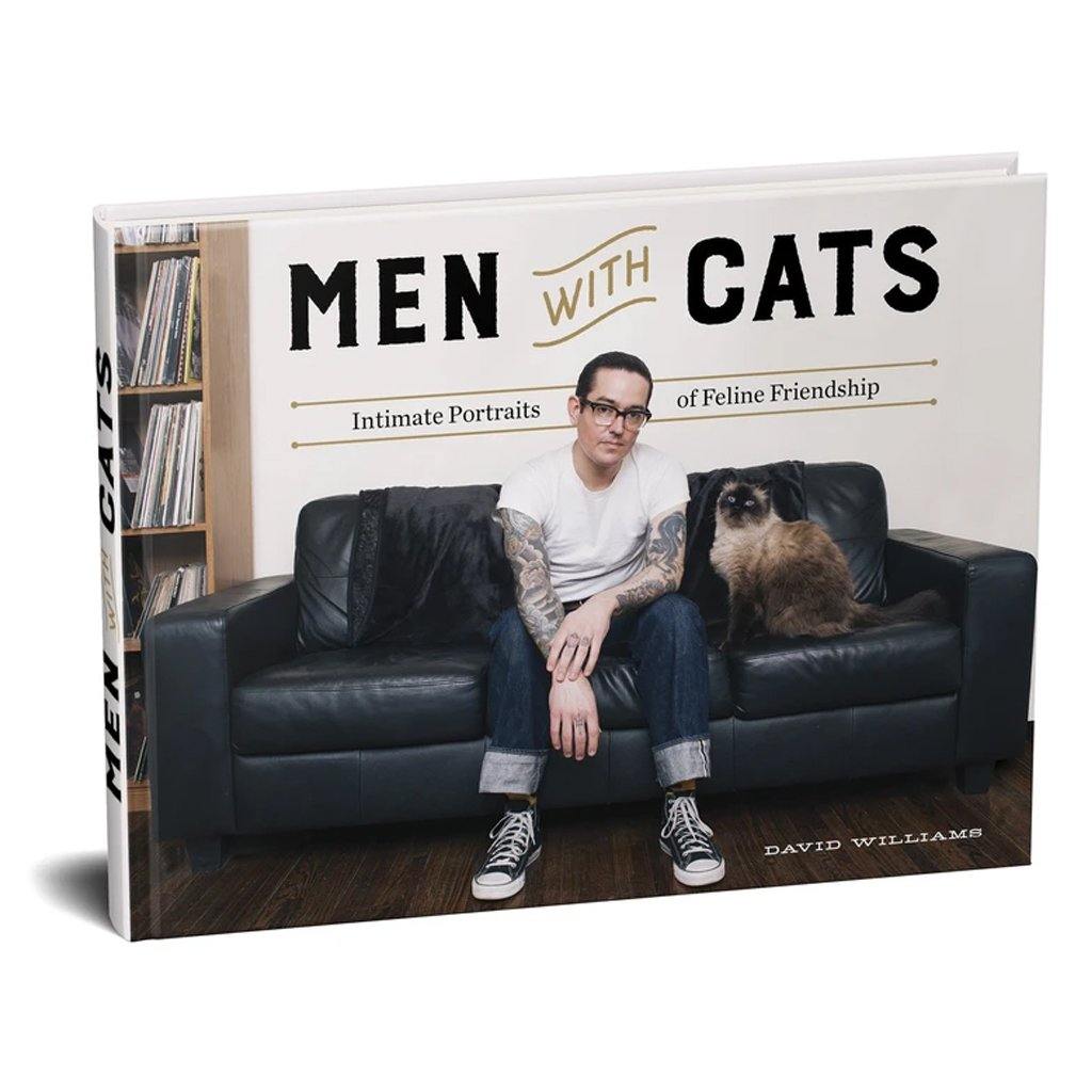 Funny Men With Cats T-Shirt - Cute Cat Lover Gift for Men - Perfect for Casual Wear & Cat Enthusiasts