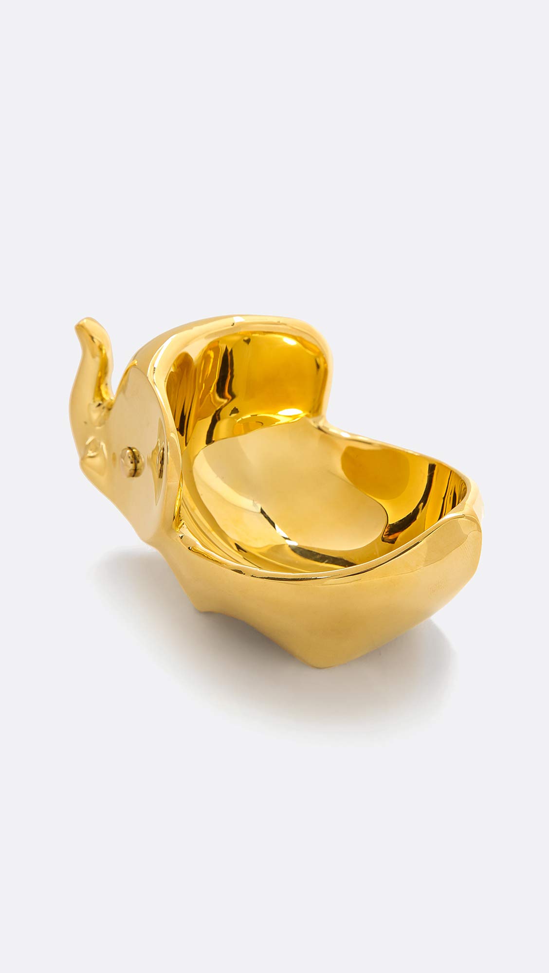Jonathan Adler Elephant Bowl - Handcrafted Ceramic Decorative Bowl for Home Decor, Gift, or Table Centerpiece | Perfect for Living Room, Dining Table, and Shelf Display