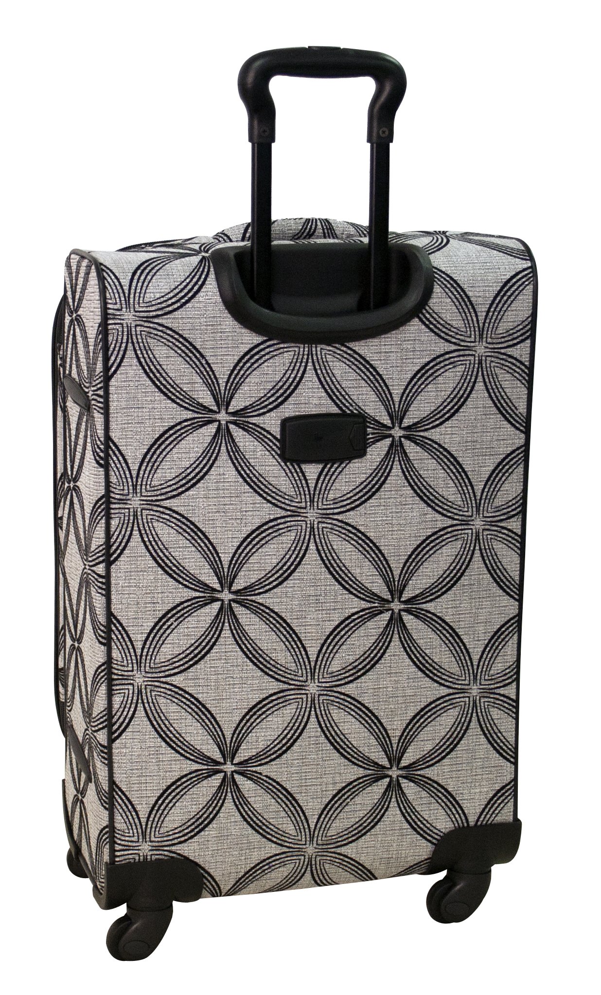 American Flyer Luggage Silver Clover 5-Piece Spinner Set - Black & Gray (One Size) | Durable Expandable Suitcase for Travel, Business Trips & Family Vacations