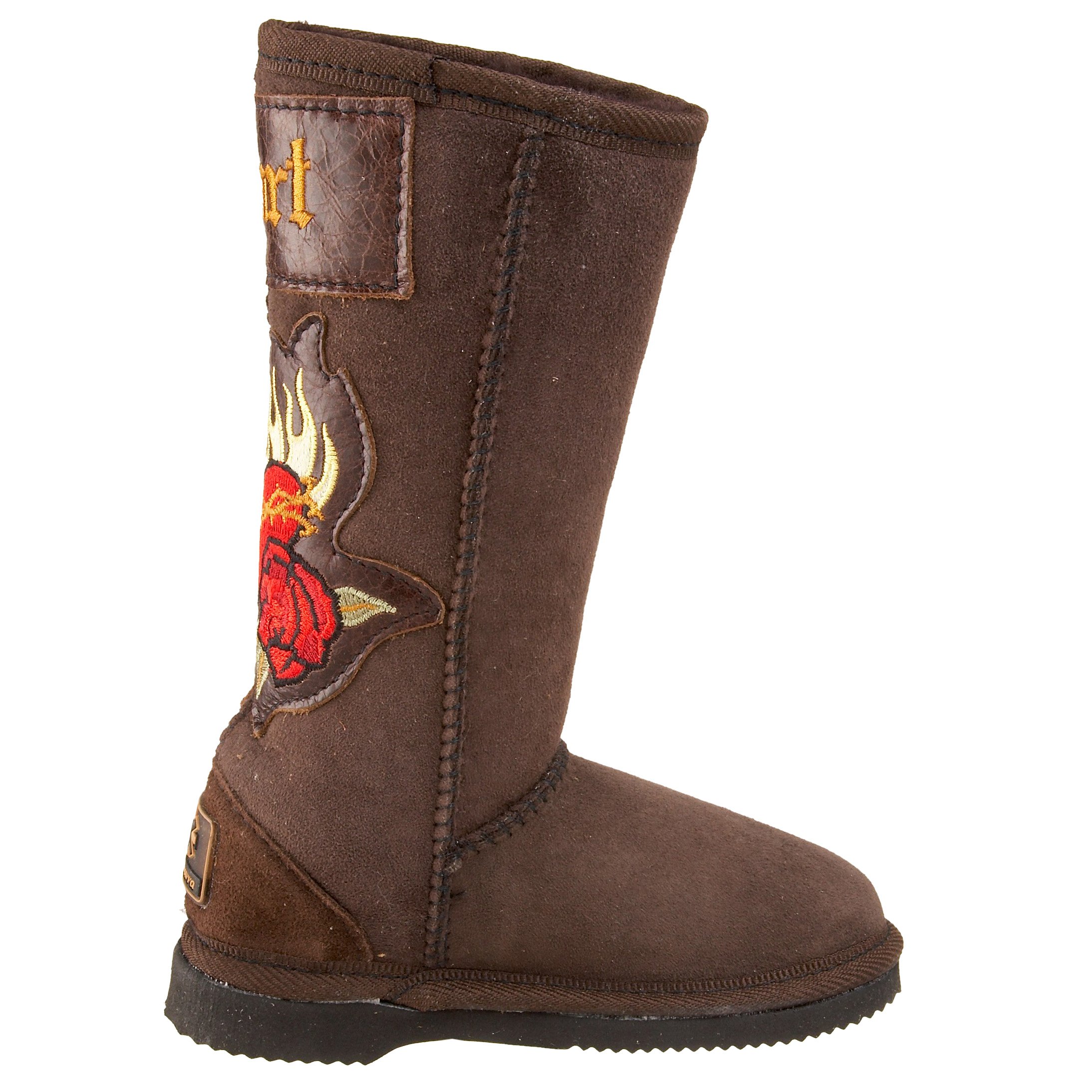 Koolaburra Toddler Heart & Soul Tall Boots - Warm Winter Snow Boots for Girls, Comfortable & Stylish - Perfect for Outdoor Play, School, and Cold Weather Adventures