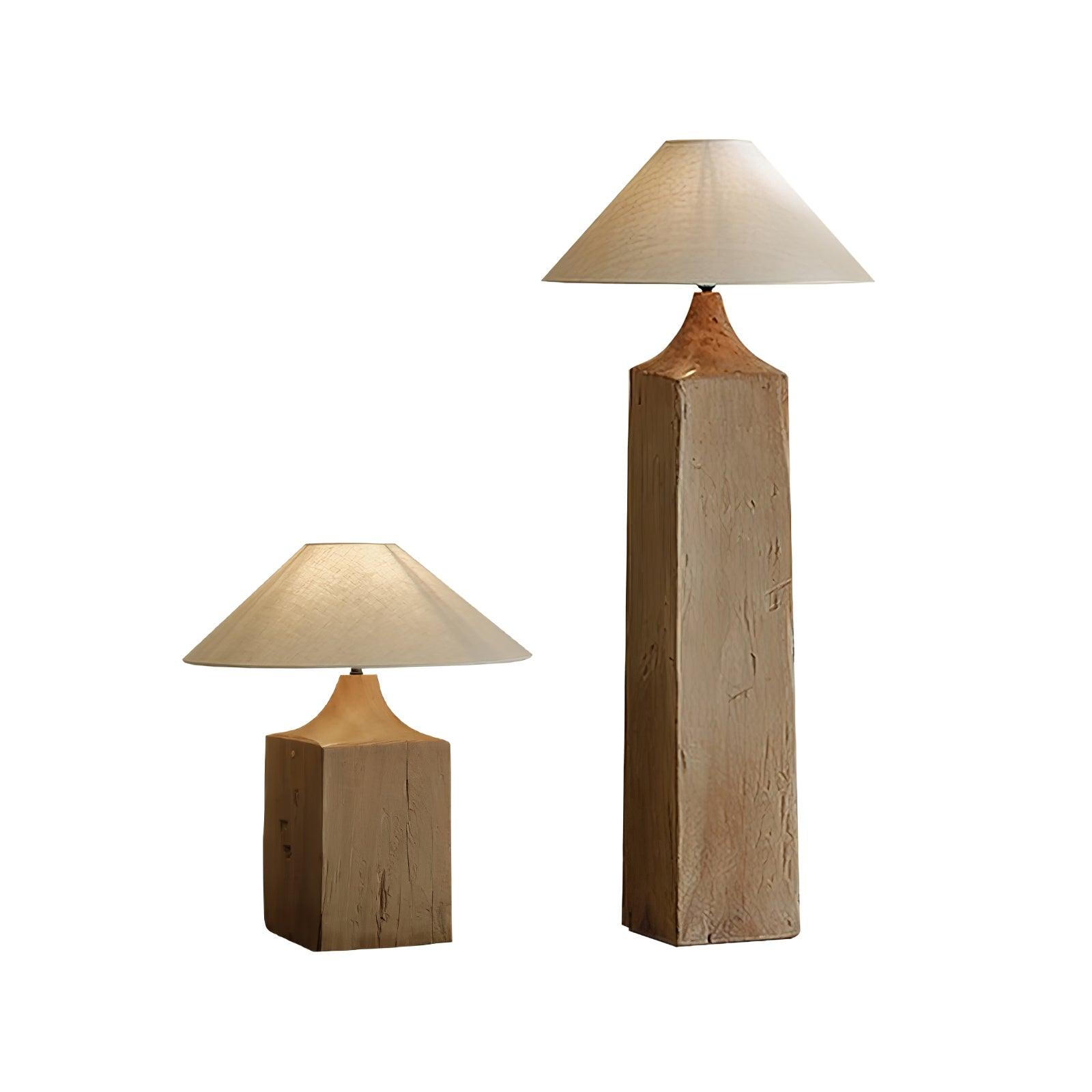 Arboreal Whisper Modern Floor Lamp - Adjustable Standing Light for Living Room, Bedroom & Office - Natural Wood Design with Soft Ambient Lighting