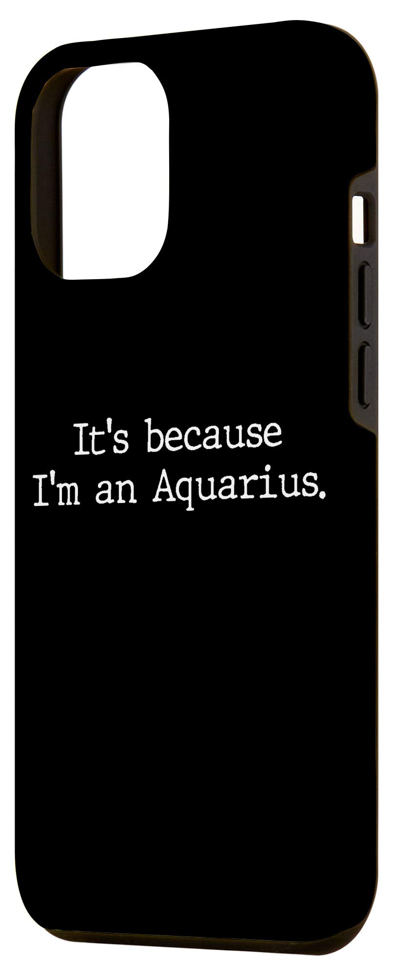 iPhone 12 Pro Max Case - Zodiac Aquarius Horoscope Astrology Phone Cover for Women & Men - Perfect Birthday Gift for Astrology Lovers (Use for Daily Protection & Style Expression)