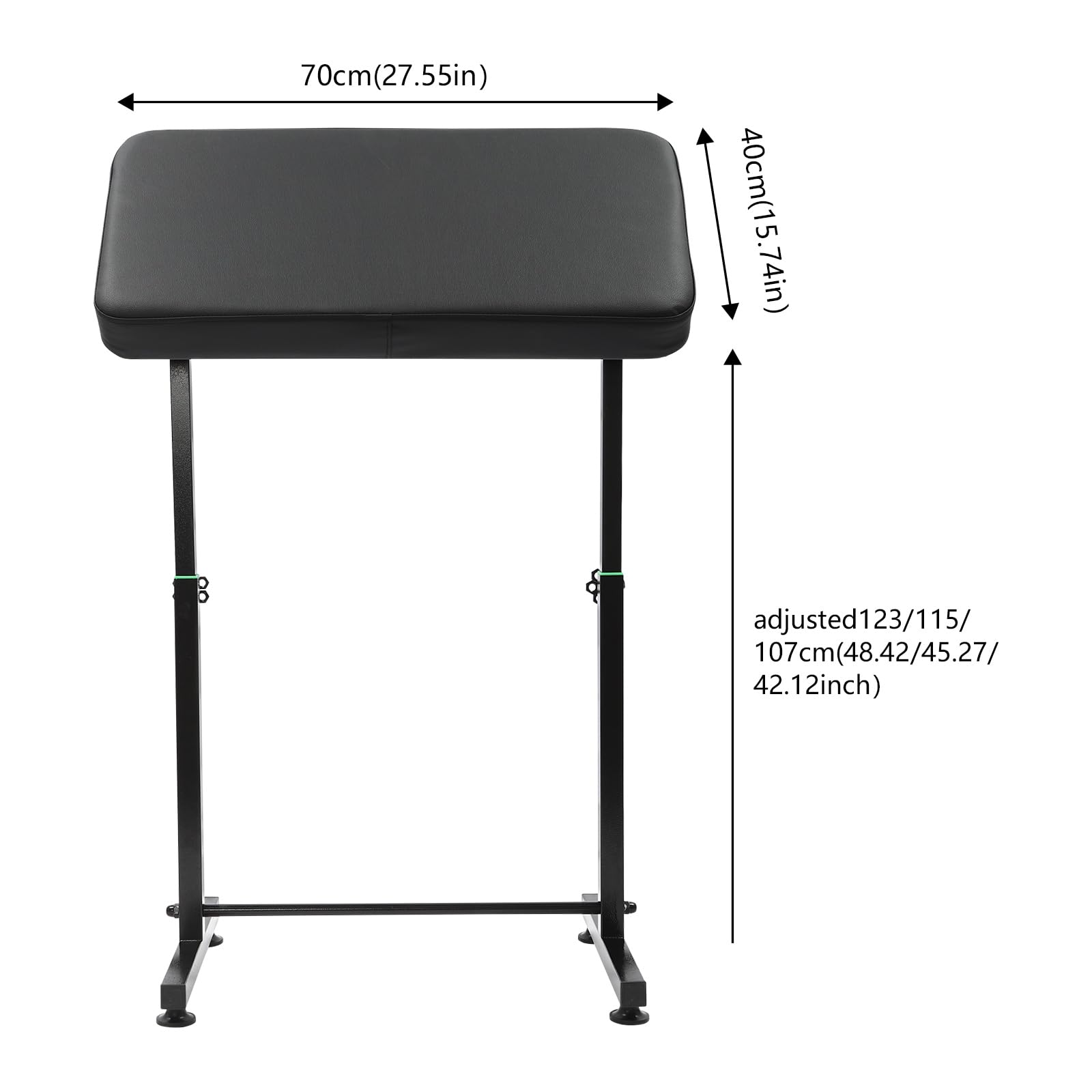 Adjustable Height Tattoo Armrest Stand with Soft Pad - Portable Tattoo Hand Holder & Legrest Bracket for Professional Tattoo Studio Equipment | Perfect for Tattoo Artists, Home Studios & Mobile Tattoo Services (Style 2)