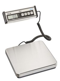 Yamato Accu-Weigh DSR-200 Digital Bench Scale 200 lb Capacity - Low Profile Receiving Scale for Shipping, Warehousing & Industrial Use