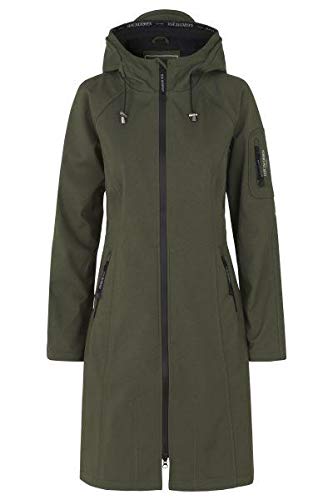 ILSE JACOBSEN Women's Waterproof Rain Jacket - Tall & Plus Size Outdoor Coat with Hood, Windproof & Lightweight for Hiking, Travel & Everyday Wear