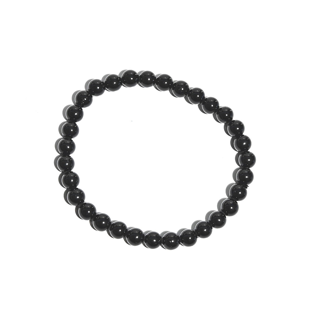 Black Tourmaline Bracelet for Grounding & Protection - Natural Crystal Healing Jewelry for Stress Relief, EMF Protection & Spiritual Wellness
