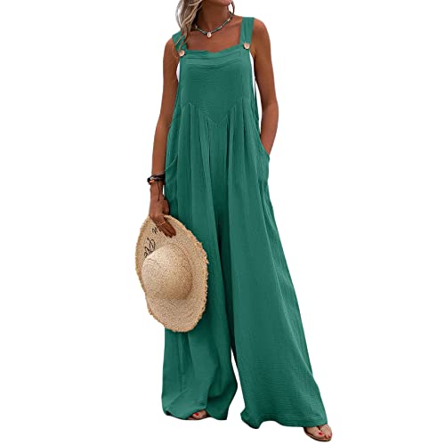 Cyan Blue Jumpsuit