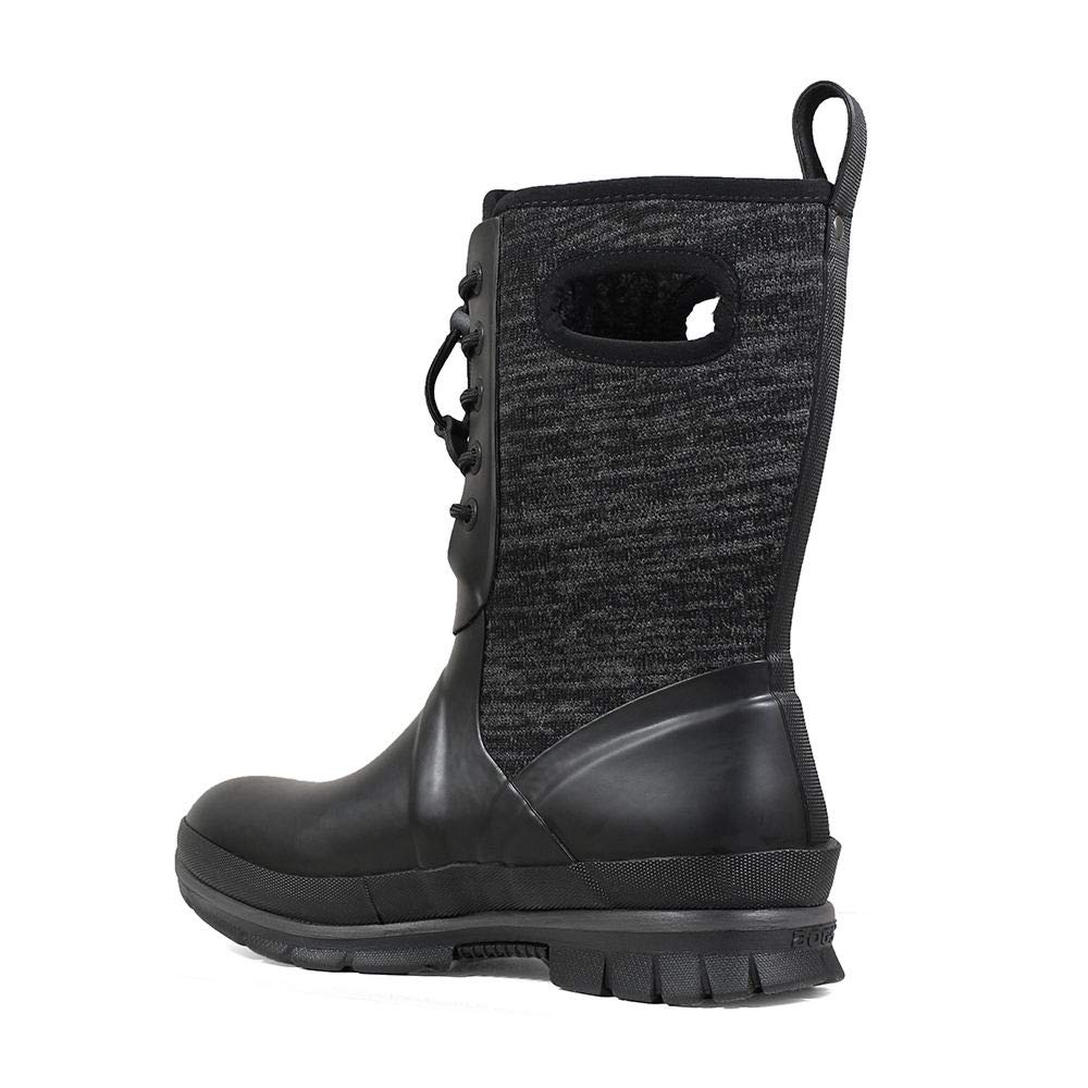 BOGS Women's Crandall Lace-Up Waterproof Insulated Winter Snow Boots for Hiking, Walking & Cold Weather - Warm Comfortable Slip-Resistant Outdoor Shoes