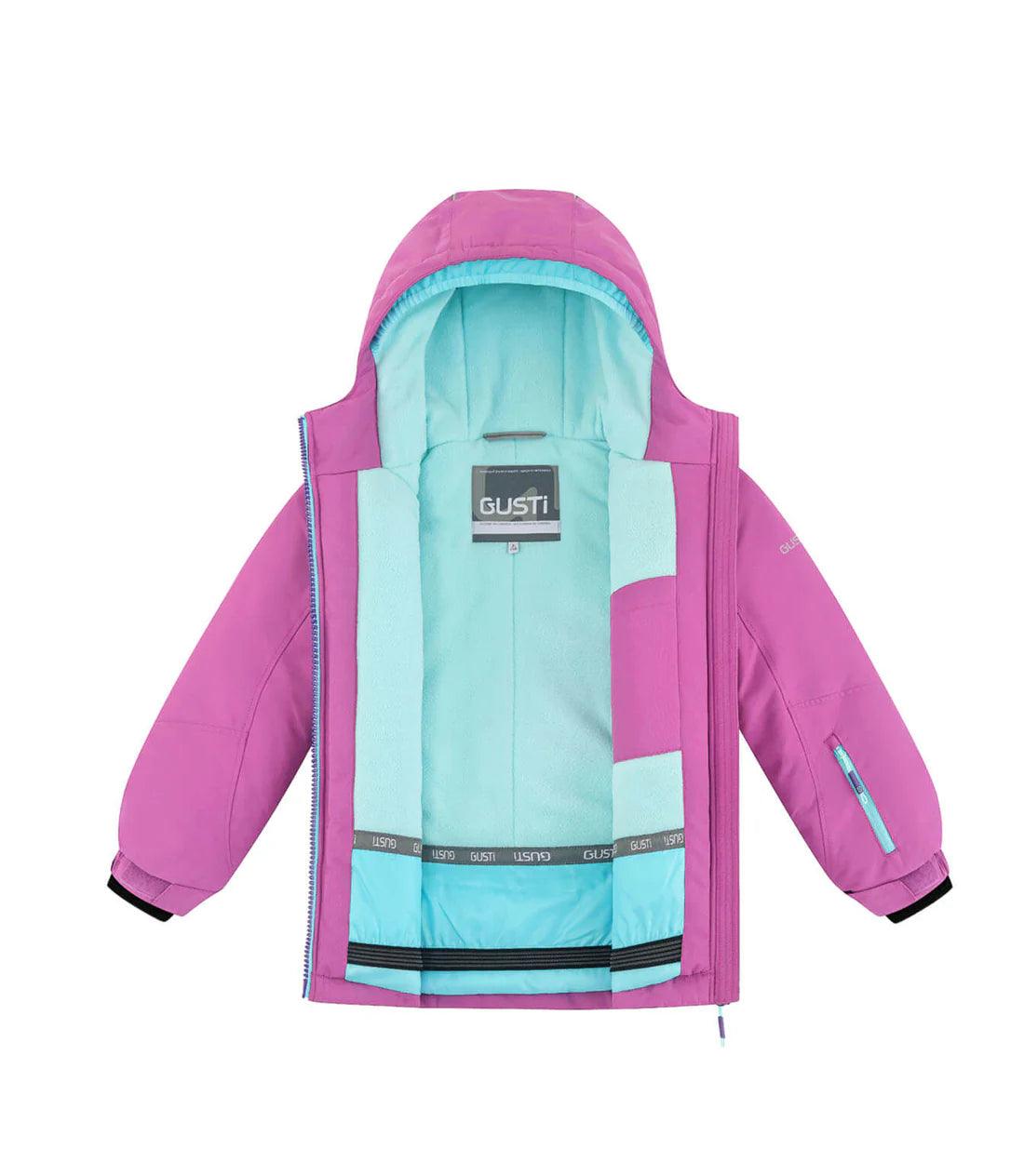 Gusti Amery Girls Winter Snowsuit - Waterproof Insulated Snow Jacket & Pants Set for Toddler & Kids - Perfect for Skiing, Sledding & Outdoor Winter Activities