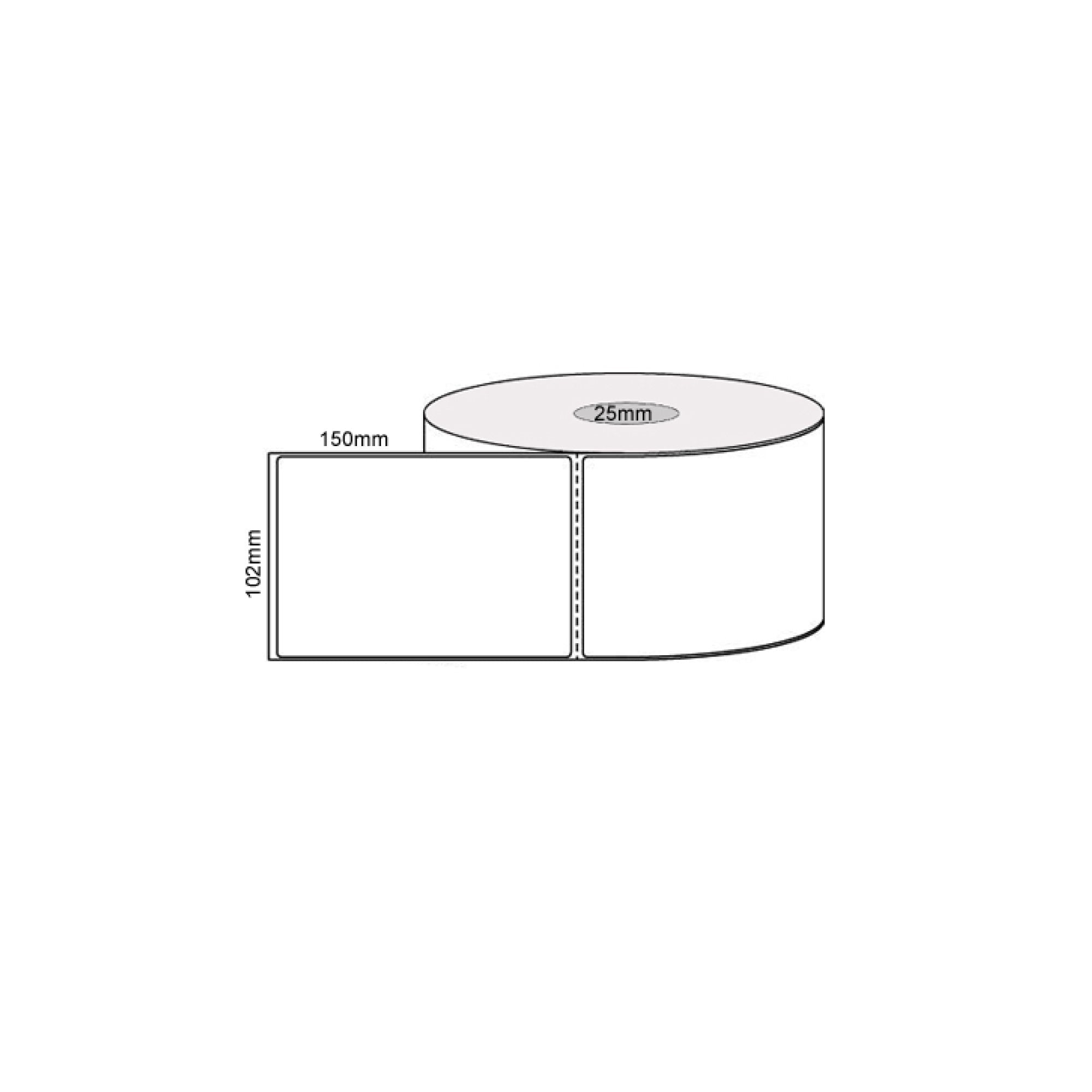 400 Pack 102x150mm Direct Thermal White Shipping Labels - Self-Adhesive, Waterproof, for USPS, UPS, FedEx - Perfect for E-commerce, Warehouse, and Logistics Packaging