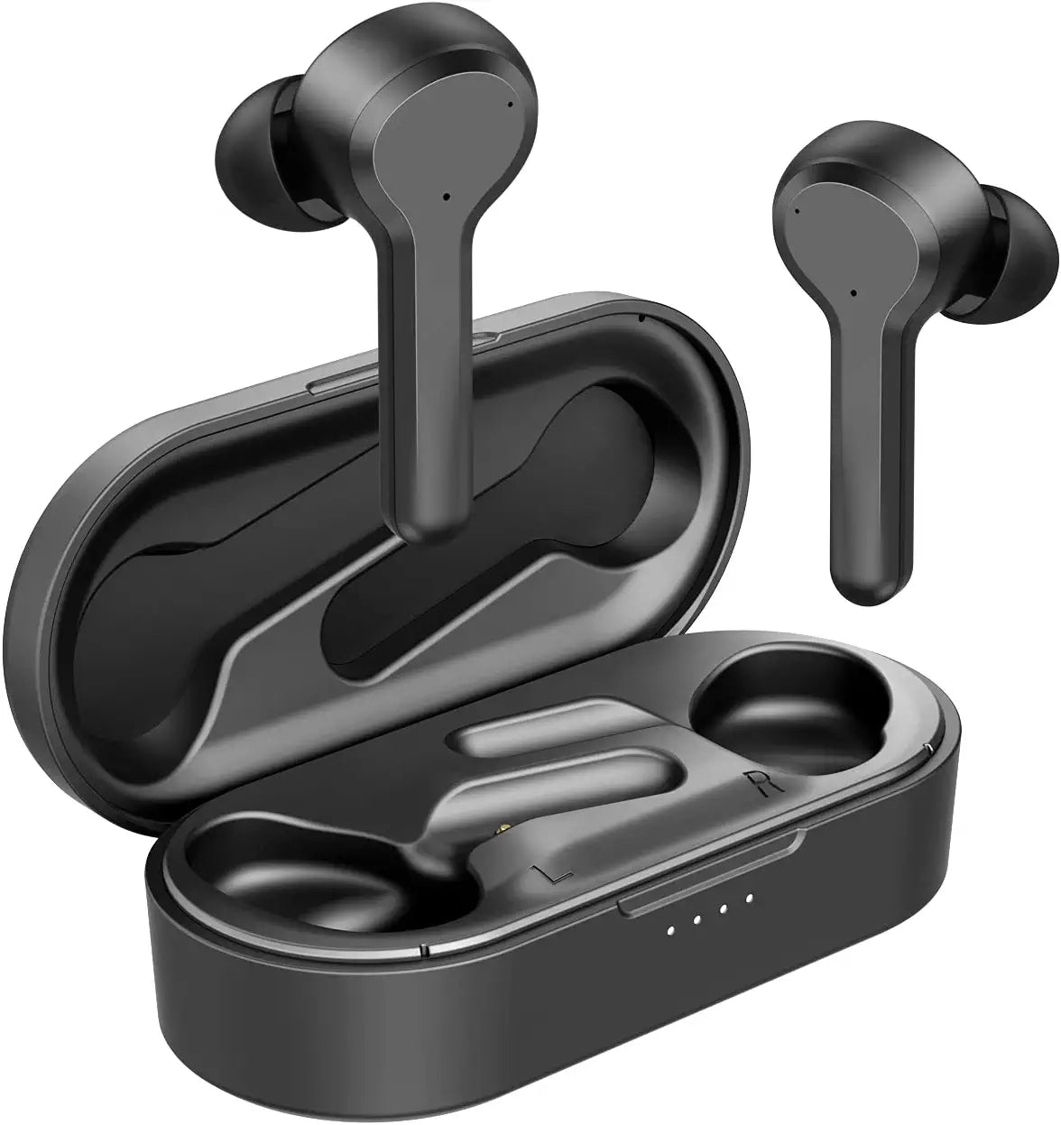Wireless Bluetooth Earbuds with 4-Mic Noise Cancelling & Punchy Bass - In-Ear Headphones for Calls, Music & Workouts | Perfect for Commuting, Gym & Travel