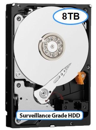 Surveillance Grade Hard Drives for NVRs - 1TB to 20TB Storage - Reliable 24/7 Recording for Home & Business Security Systems