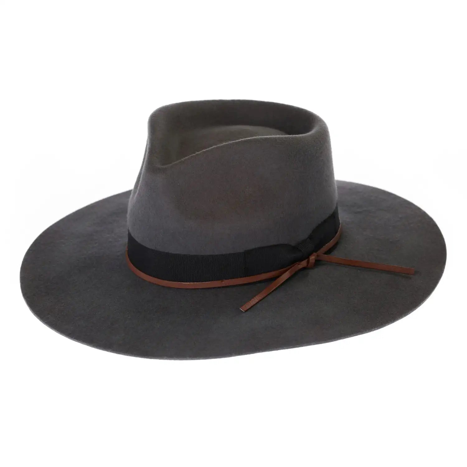 Peter Grimm Byron Bay Wide Brim Wool Felt Fedora Hat for Men & Women - Stylish Sun Protection for Outdoor Activities, Beach, Travel & Fashion