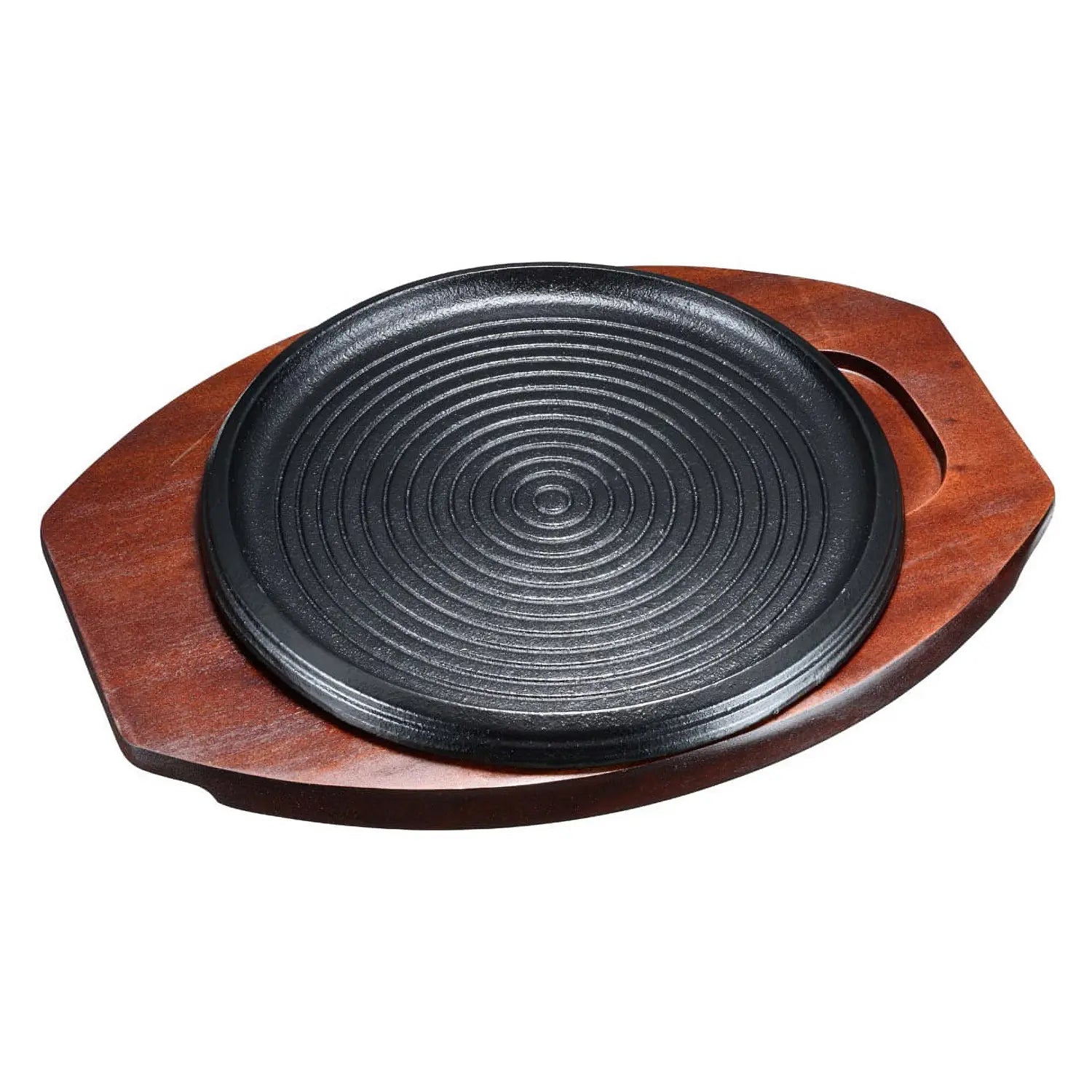 Premium Asahi Chuzo Cast Iron Sizzler Platter – Heavy Duty Grill Plate for Steak, Fajitas & Sizzling Dishes – Perfect for BBQ, Camping & Restaurant-Style Cooking at Home