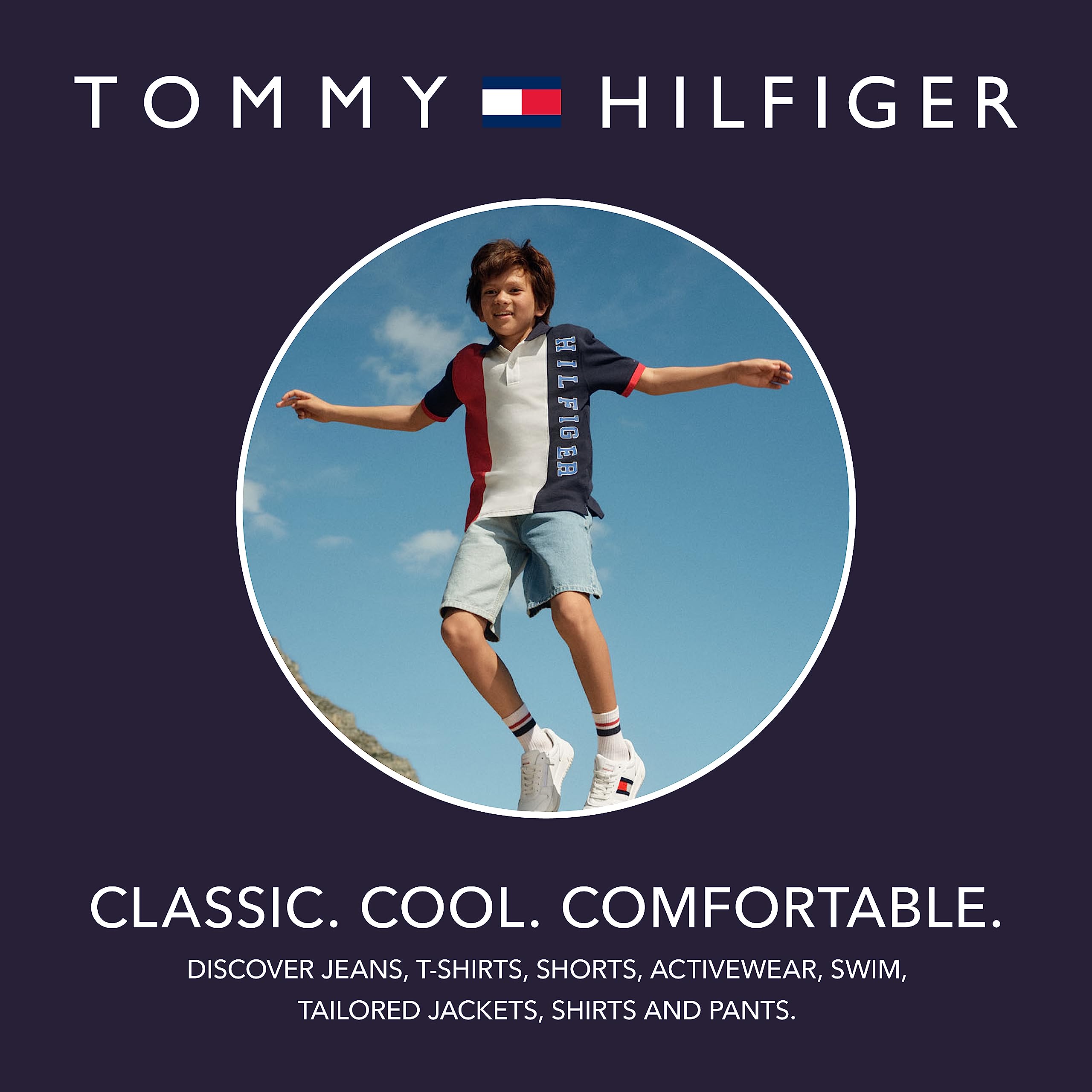 Tommy Hilfiger Boys' Academy Pants - Big Kids Size 8, Golden Khaki | Comfortable School Uniform Pants for Active Boys | Perfect for School, Playdates & Casual Outings