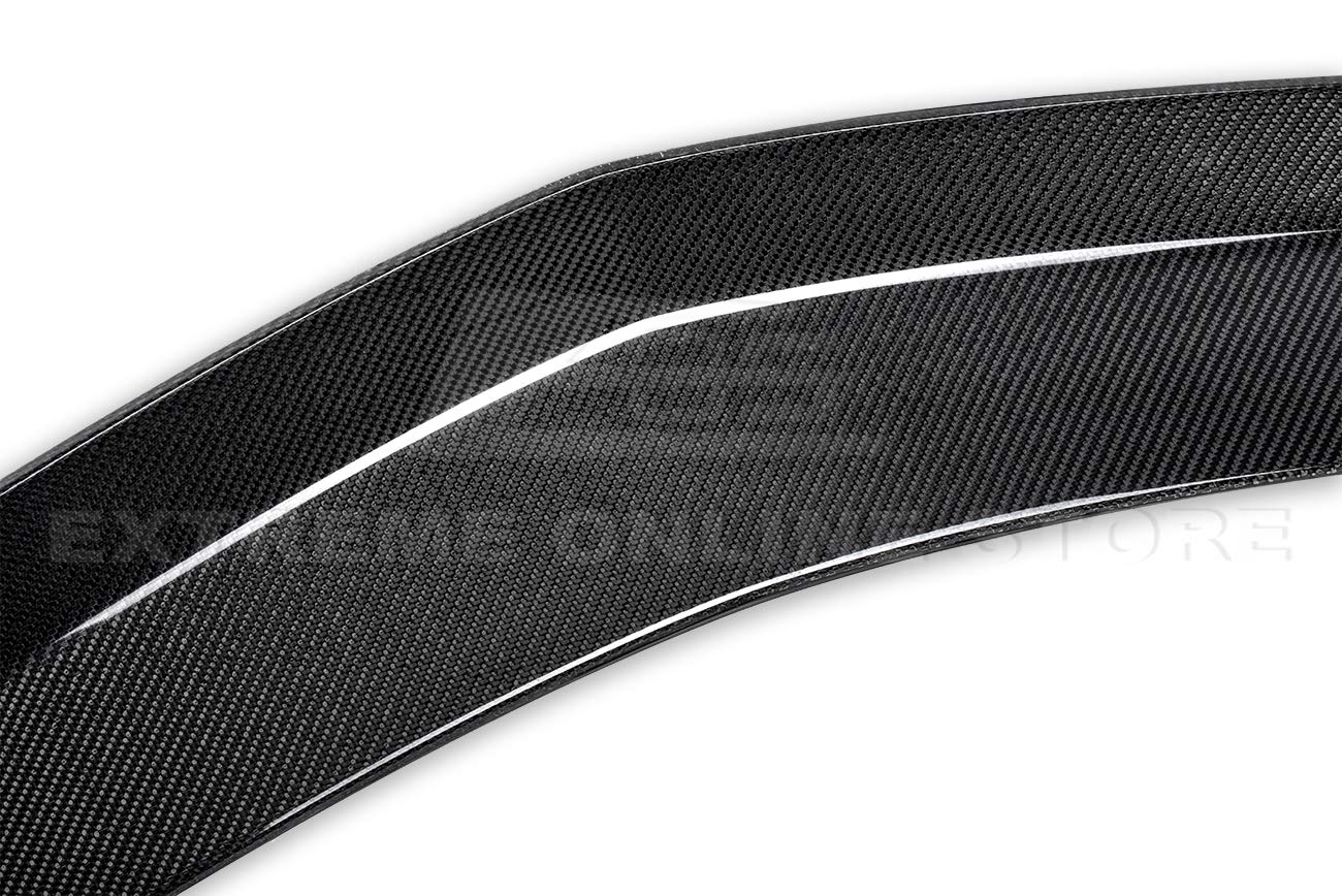 2016-2019 Cadillac CTS-V Carbon Fiber Rear Bumper Trunk Lid Wing Spoiler - Performance Style Upgrade for Street Racing & Car Shows
