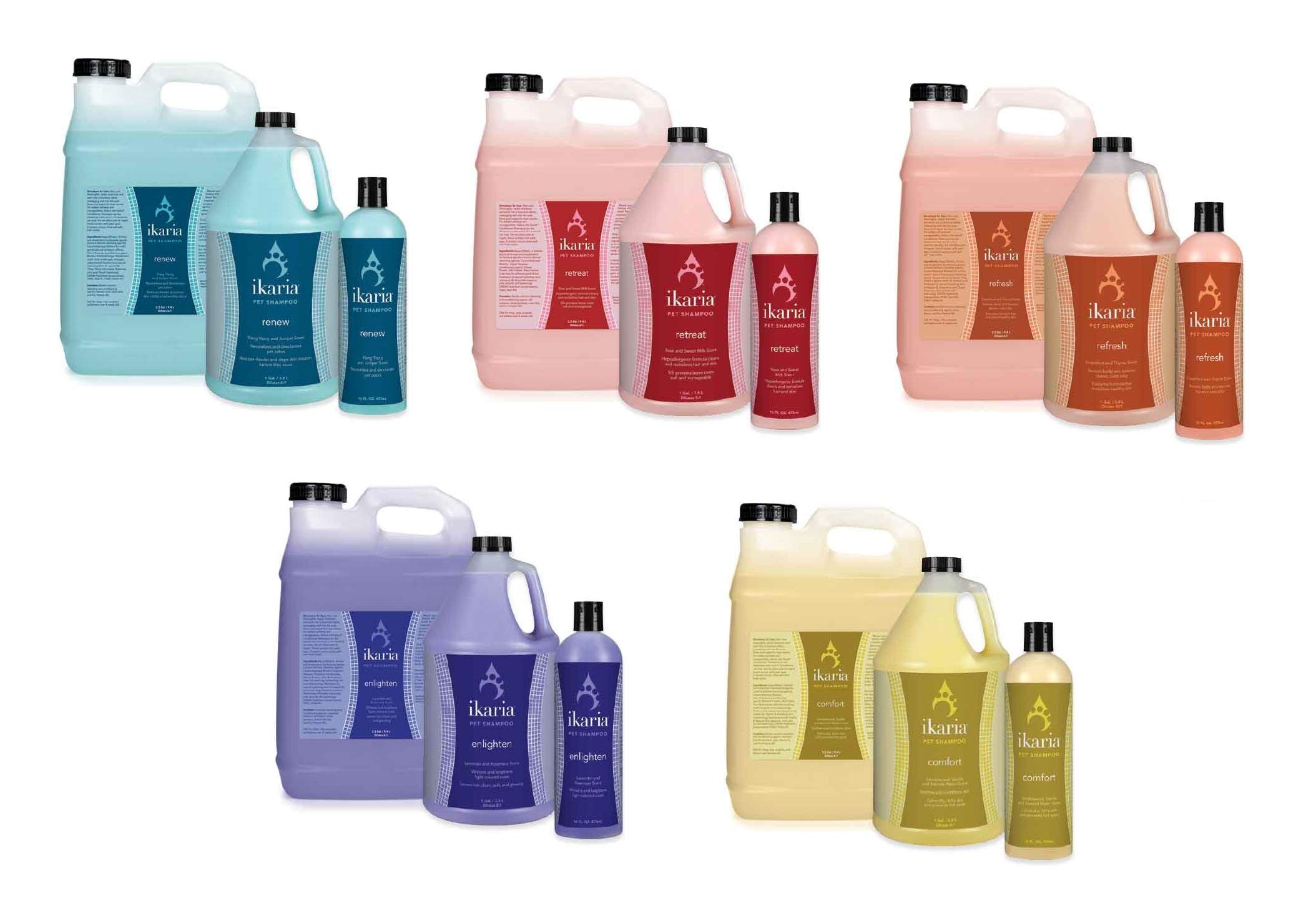 MPP Professional Dog Shampoo for Sensitive Skin - Calming Formula with Fresh Scent | Choose Size & Type | Gentle Bathing for Anxious Pets at Home or Grooming Salon