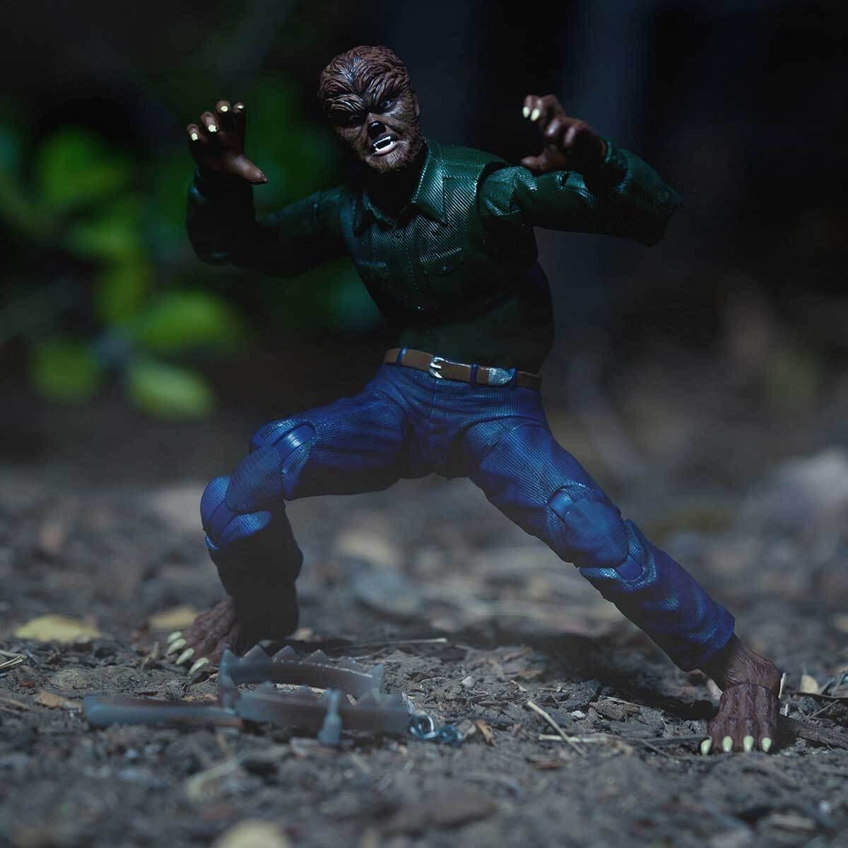 Jada Toys Universal Monsters 6-Inch The Wolfman Action Figure - Collectible Toy for Kids & Adults - Perfect for Halloween Decor, Movie Night Props & Monster Collectors