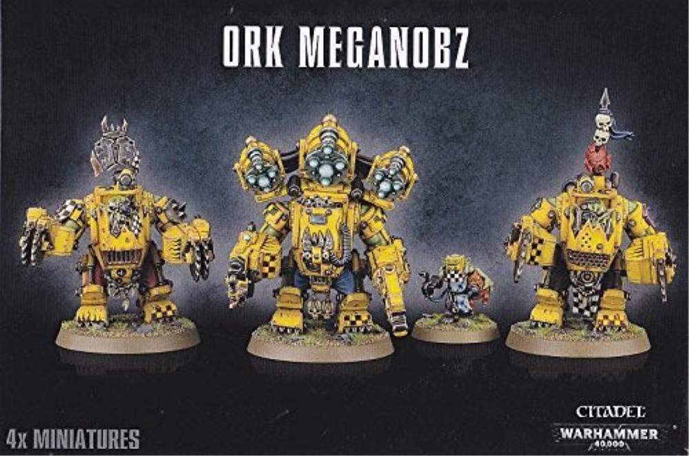 Warhammer 40K Ork Meganobz Action Figure - Games Workshop 99120103035 - Collectible Miniature for Tabletop Battles & Display
