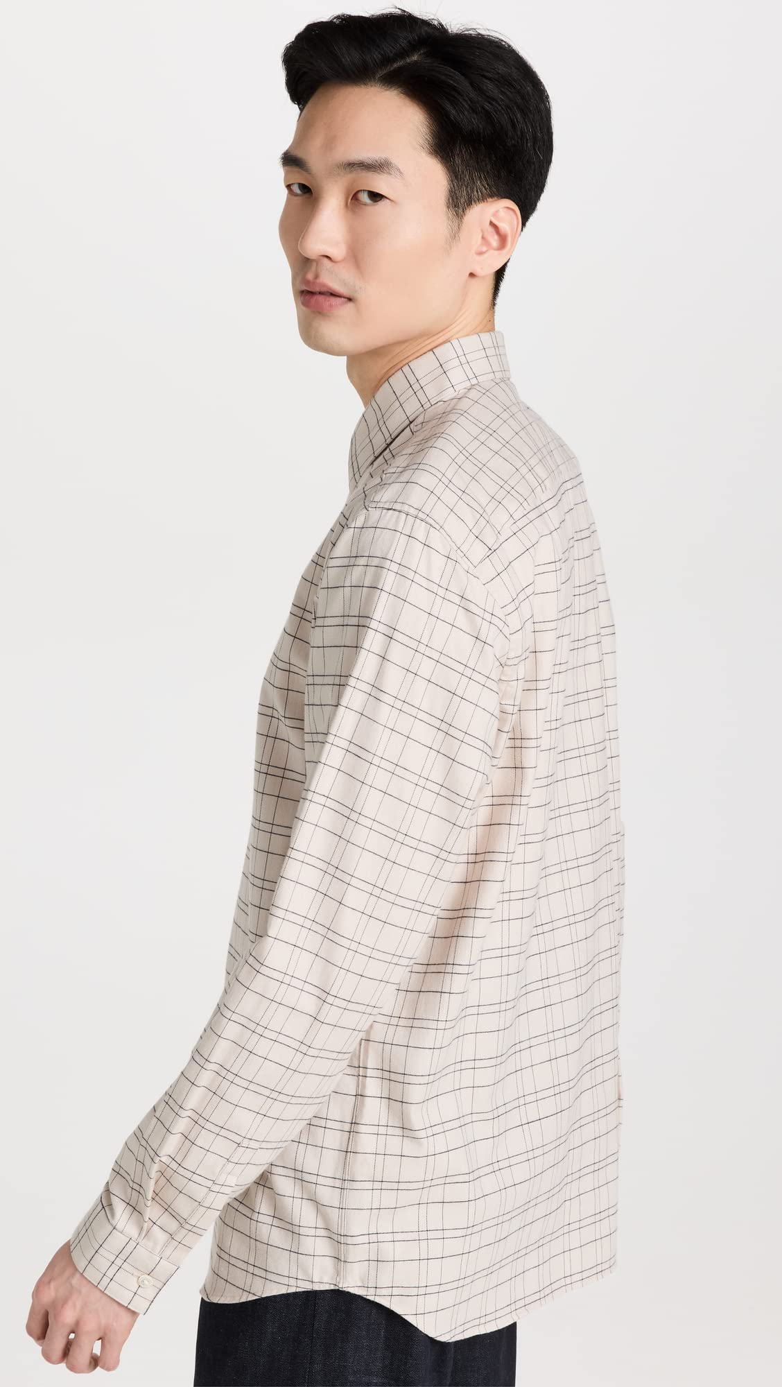Theory Men's Irving Grid Shirt - Slim Fit Casual Button Down Shirt for Business & Weekend Wear | Premium Cotton Dress Shirt for Office, Date Night & Special Occasions