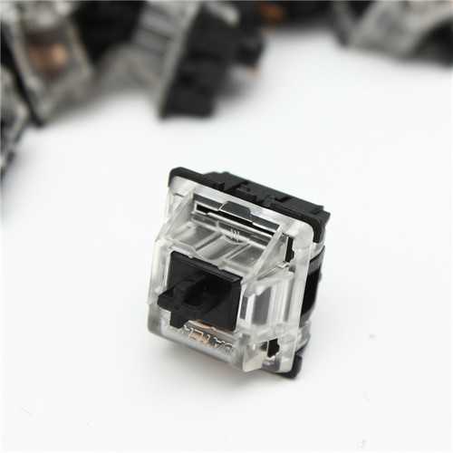 87Pcs Gateron RGB Series Black 3Pin Mechanical Keyboard Switches - Smooth Linear Switches for Gaming & Typing (Perfect for Custom Mechanical Keyboards & PC Builds)