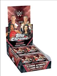 2025 Topps Chrome WWE Hobby Trading Card Pack - Collectible Wrestling Cards for Fans & Investors | Perfect for Card Shows, Auctions & Memorabilia Collections