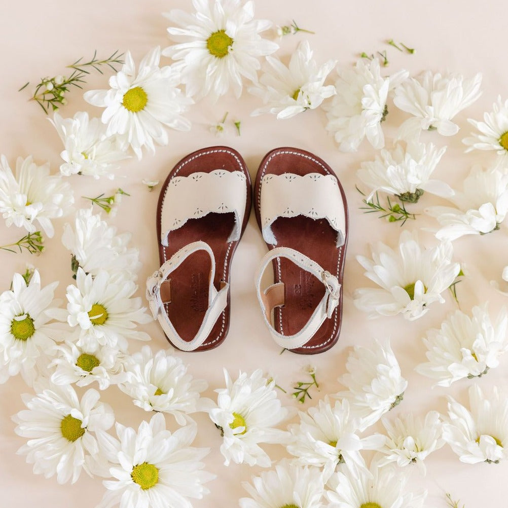 Bella Kids Leather Sandals for Girls & Boys - Comfortable Summer Beach Shoes for Outdoor Play & Vacation