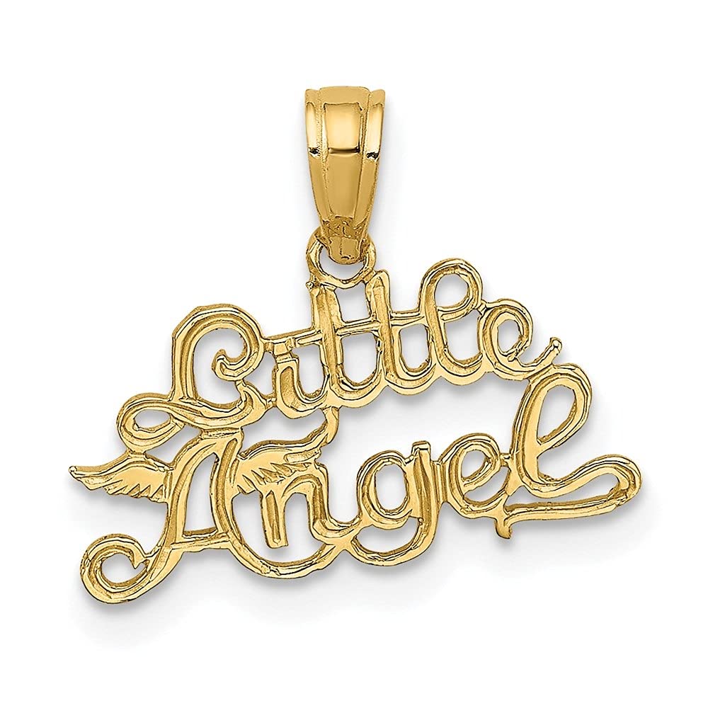 14K Gold Little Angel Pendant Necklace for Women - Elegant Fine Jewelry Gift for Birthday, Anniversary & Special Occasions