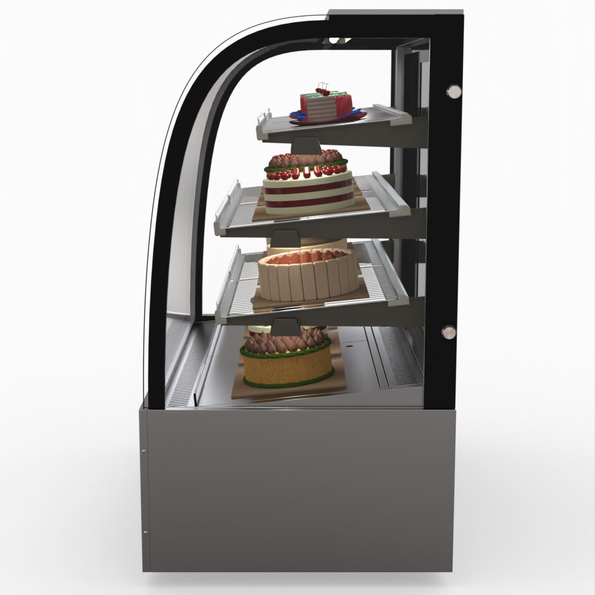 Bonvue SL840 Commercial Refrigerated Display Case - Perfect for Delis, Bakeries & Cafes to Showcase Fresh Food